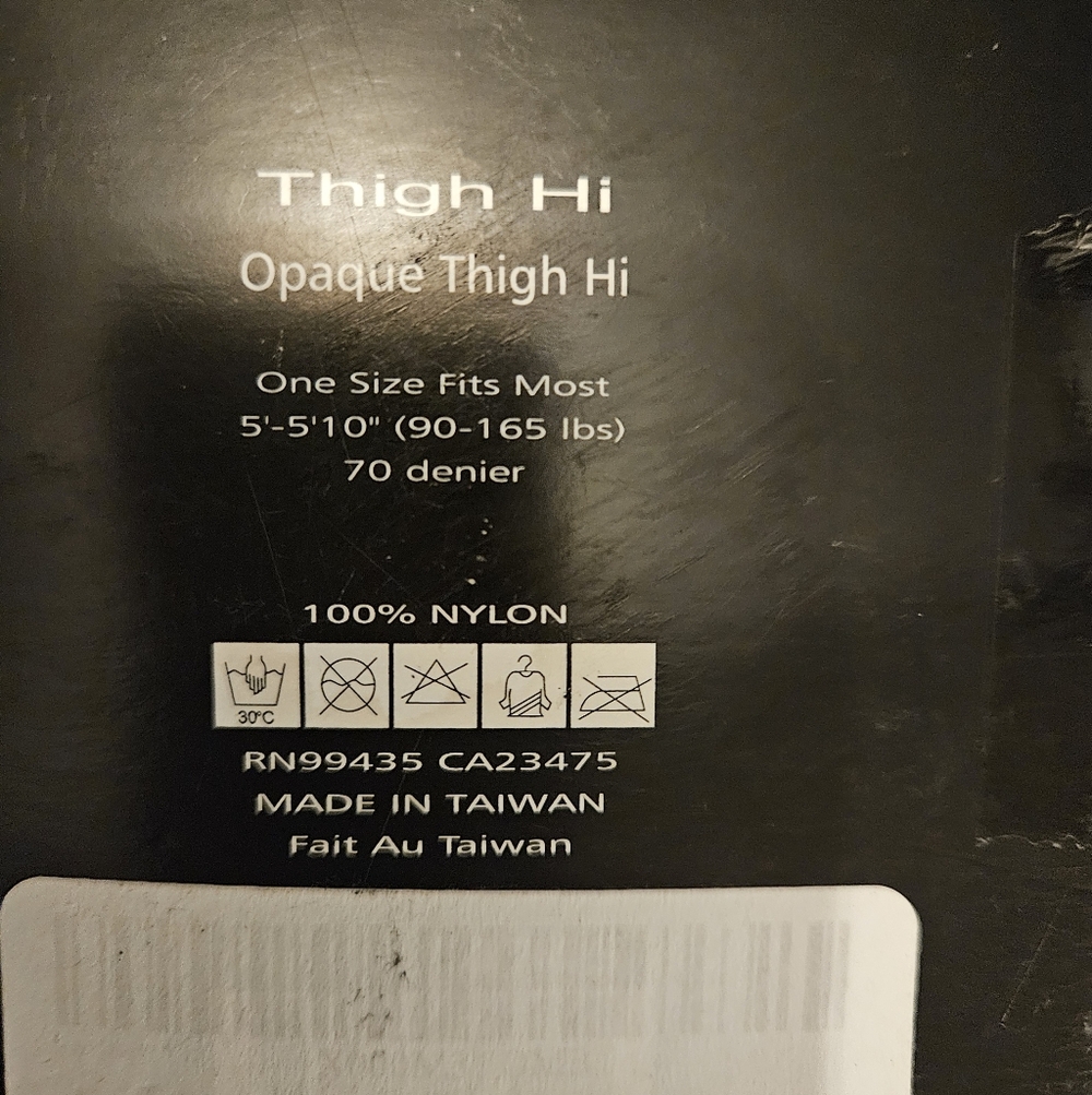 NWT Music Legs Thigh Highs & Hot Sox Tights Bundle Black - Picture 3 of 4